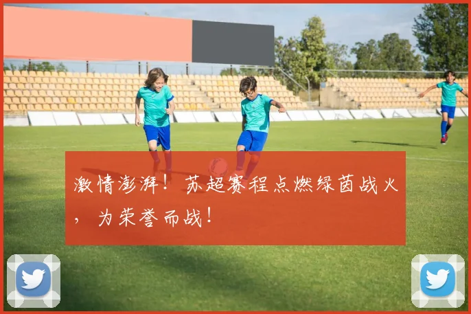 激情澎湃！苏超赛程点燃绿茵战火，为荣誉而战！