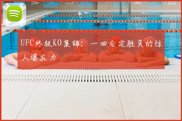 UFC终极KO集锦：一回合定胜负的惊人爆发力