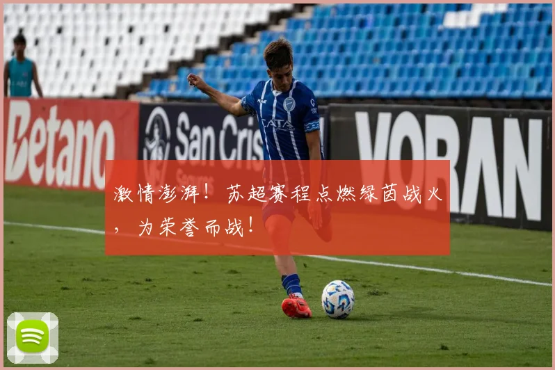 激情澎湃!苏超赛程点燃绿茵战火,为荣誉而战!